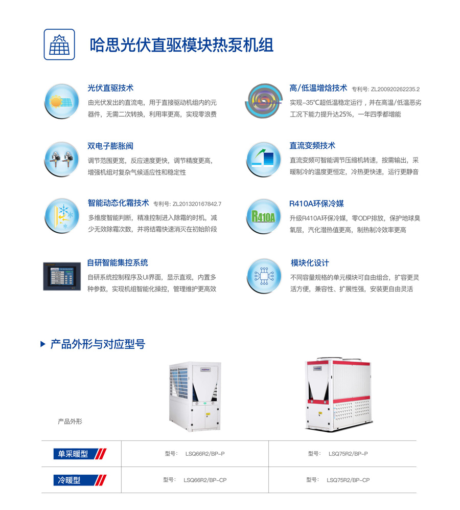 哈思光伏直驱热泵机组